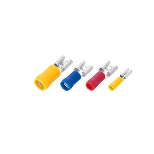 12-10 AWG Vinyl Isolé Double Crimp Female Disconnectors FDD5-250 (Pack 500)