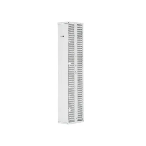 45RU 12 Inch Vertical Couplé Sided Manager White PR2VD12WH