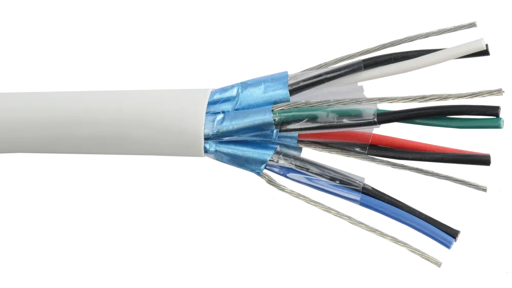 Alpha Wire 6418 22 AWG 3 Pair Overall Foil Shield VINYLE Insulation 300V Communication and Control Cable
