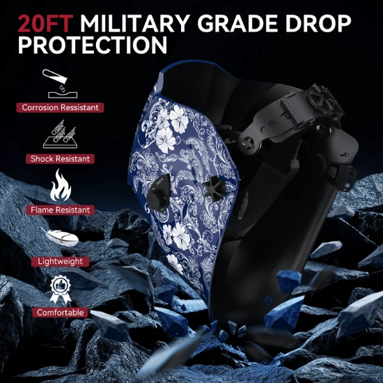 Arccaptain Flower Digitale Auto-Darkening Welding Helmet Sensitivity Control