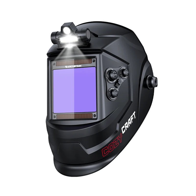 Auto Dark True Color Welding Helmet LED Light CozyCraft X200