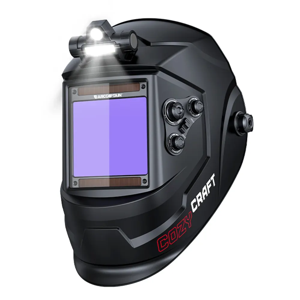 Auto Darkening True Color Welding Helmet Noir jais CozyCraft X200