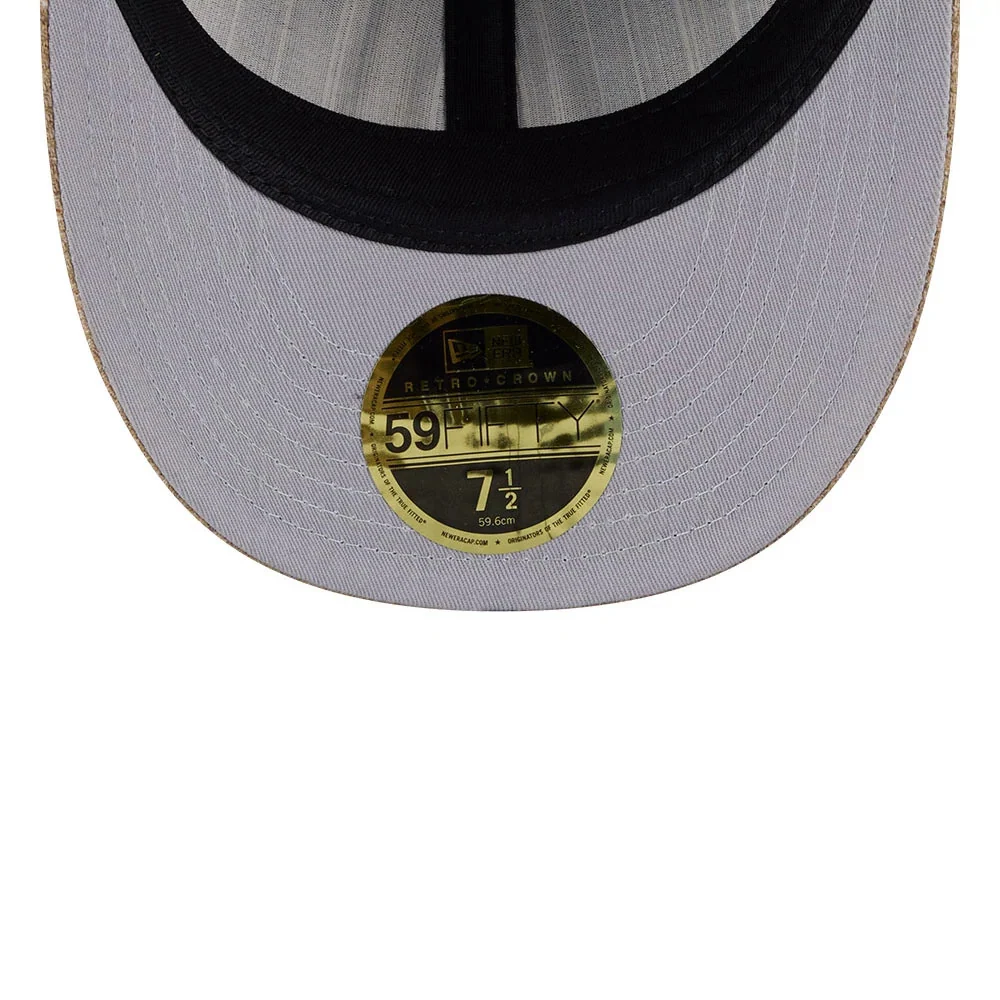 Casquette 59FIFTY Fitted Retro Crown Ancien Tweed Arizona Diamondbacks MLB Bleu 6