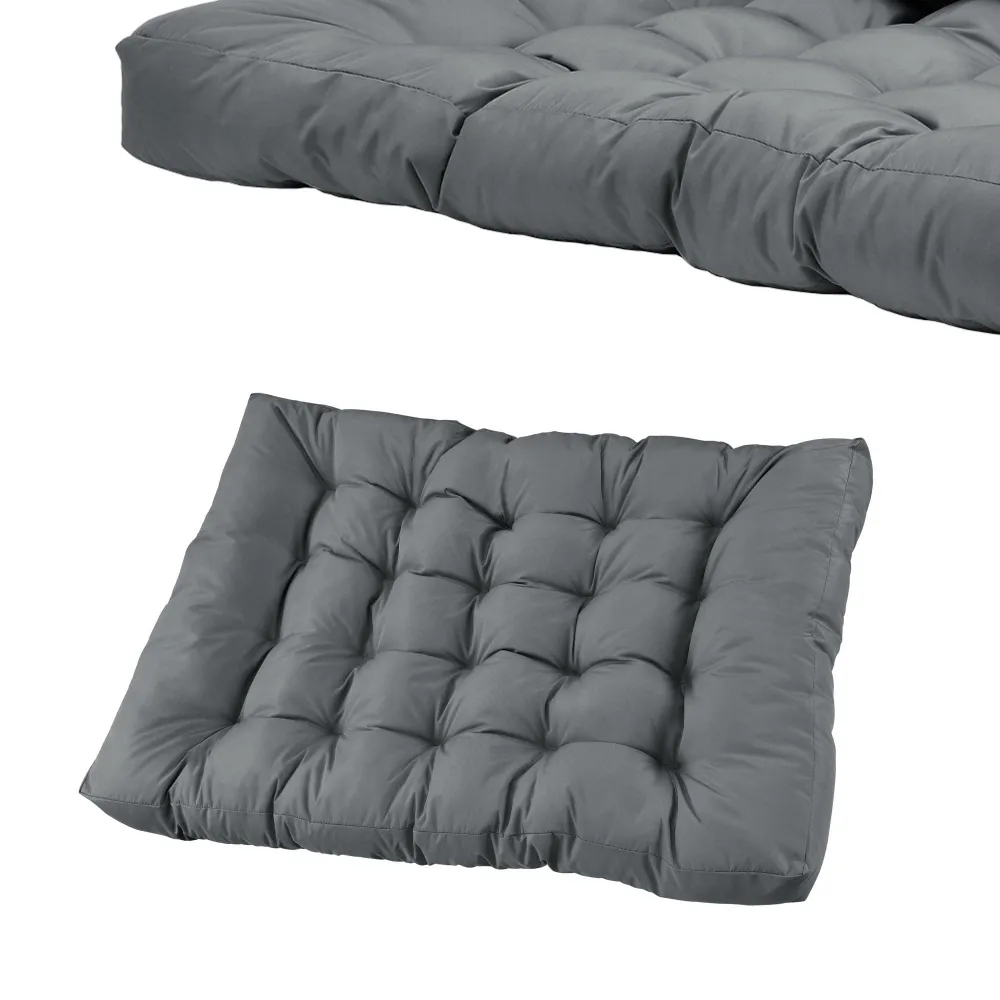 Coussin de siège pour canapé d'euro palette rembourrage meuble gris brillant 03_0000154