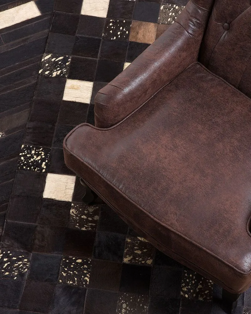 Cowhide Area Rug 80 x 150 cm Caramel ARTVIN