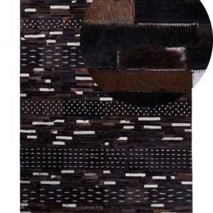 Cowhide Area Rug 160 x 230 cm Marron AKSEKI