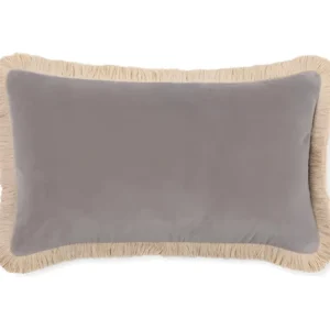Housse de coussin en velours de coton velours 30x50 Marengo