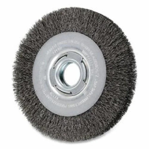 7 Inch En carbone Steel Medium Face Crimped Wire Wheel Brush 419-81120