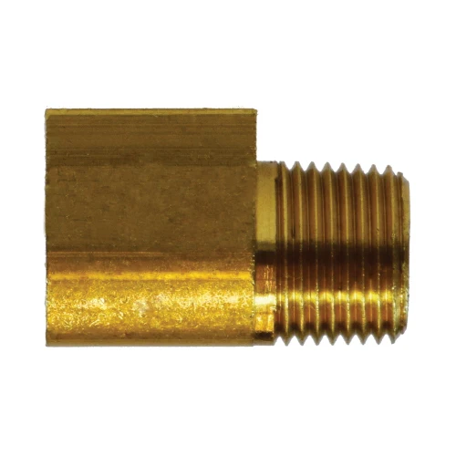 5/8 Inch Female Inverted Flared 1/2 Inch MNPTF Laiton MIP Elbow 12079
