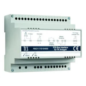 Interface TCS (TKI) pour la connexion à des réseaus de télécommunication via un port analogique jusqu'à 64 destin...