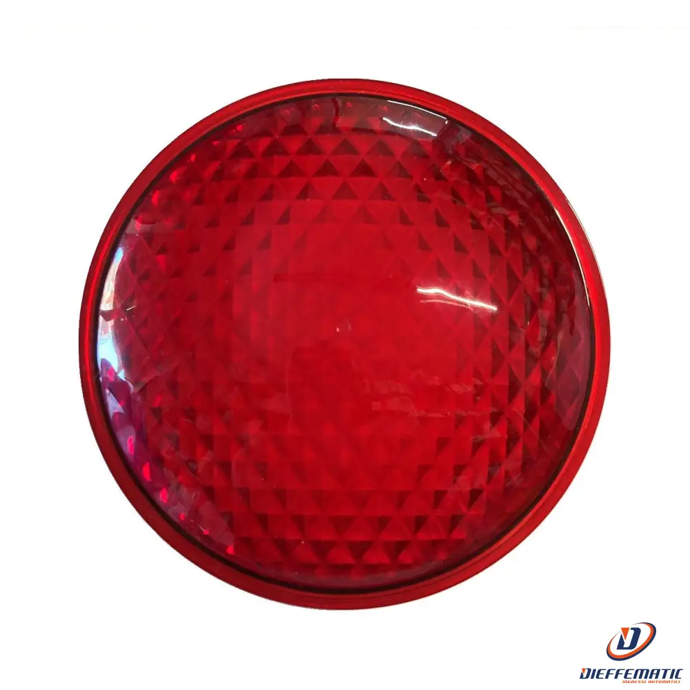 Lente Rossa Ricambio Per Semaforo Ø 124Mm Serie 220V Securvera Ss-Lervsalgpd