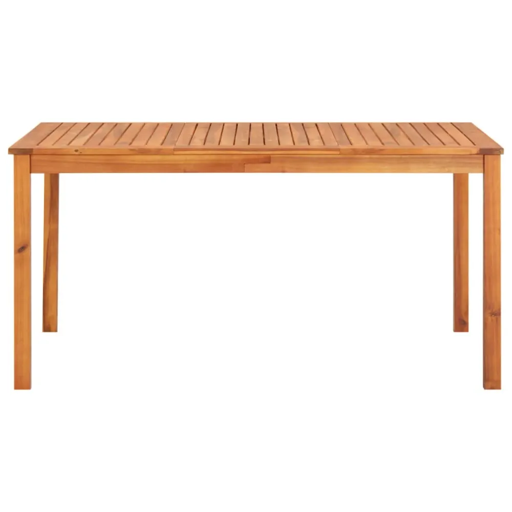 Mobilier à dîner de jardin 7 pièces avec coussins acacia robuste 02_0014804