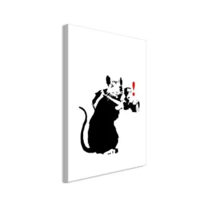 Tableau Rat Photographer 1 Pièce Vertical : Taille - 80 x 120 cm