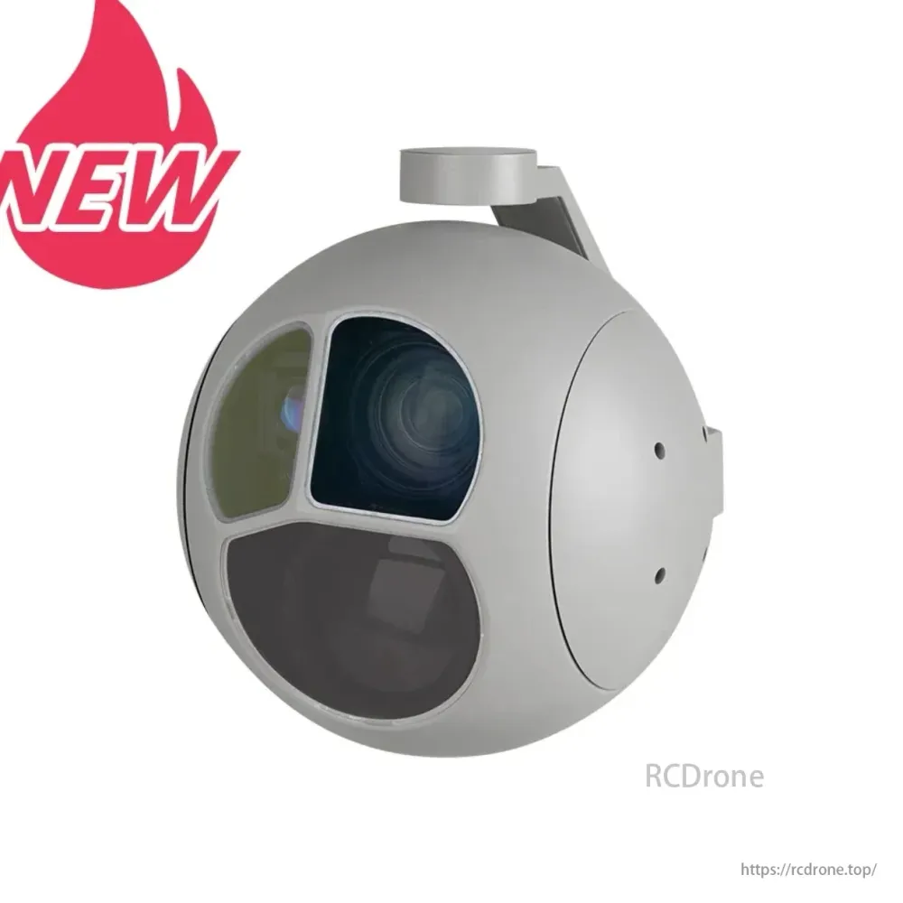 ViewPro A30TR-1575 caméra à cardan pour Drone-5x optique IR thermique 30x optique Starlight EO caméra Al suivi, 5000m LRF