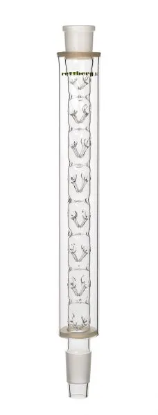 Colonne Rettberg Vigreux avec enveloppe sous creux hauteur effective 100 mm noyau NS 145/23 manchon NS 145/23 137080006 ac...