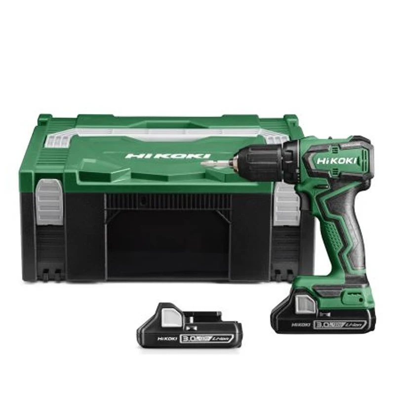 Perceuse visseuse 18V 2Ah Brushless 55Nm HIKOKI DS18DDWRZ Mini ma. auto 13mm HitCase