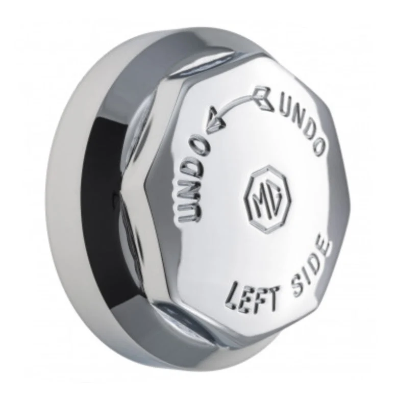 MG LOGO WHEEL SPINNER OCTAGONAL 8 TPI LEFT