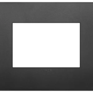 PLACCA VIMAR ARKE' 3 MODULI NERO 19653.71