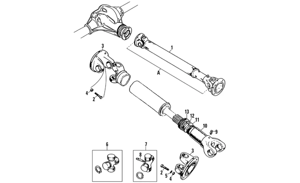 Protège-mains PROPSHAFT, 78.9cm LENGHT, OVERDRIVE