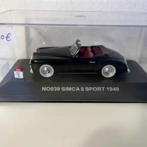 Support smartphone Simca 8 sport noire de 1949 (Nostalgie NO039)