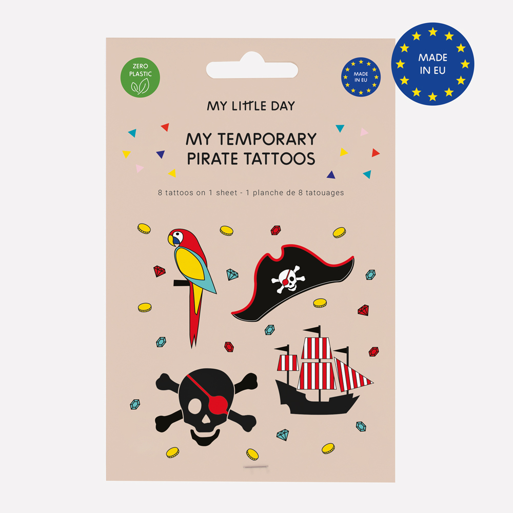 8 Tattoos Pirate My Little Day avec garantie 1