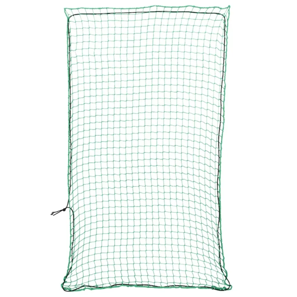 Filet pour remorque couverture de protection d'arrimage cargaison galerie de toit avec corde élastique 2,1 x 1,25 m PP ver...