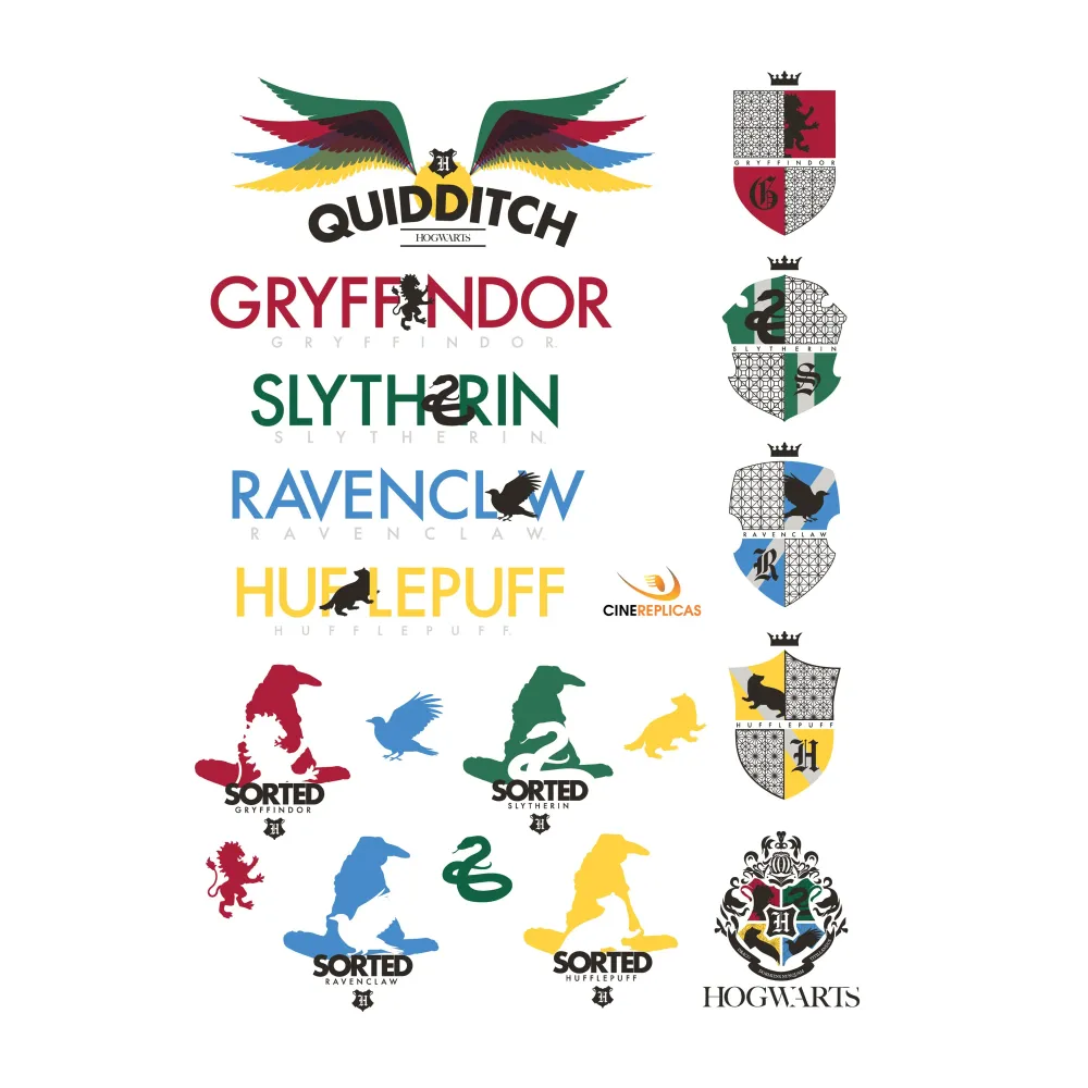 Autocollants Harry Potter pour stockage extérieur