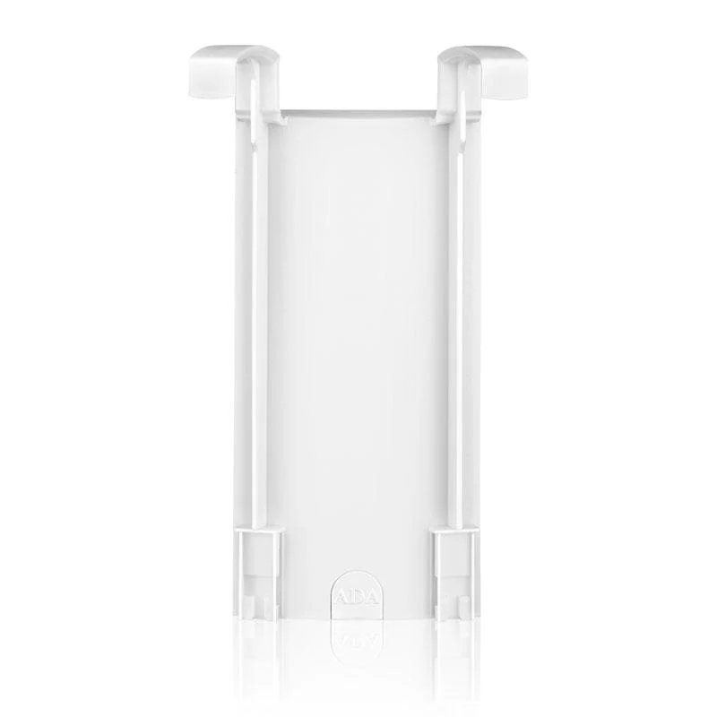 Smart Care Duo Bracket blanc autocollant et à visser en noir mat