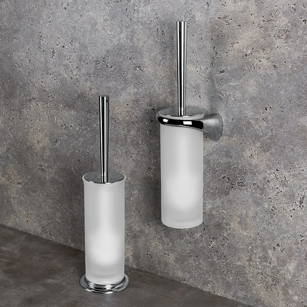 Pièce de rechange porte-balai avec base en verre dépoli collection Link de Colombo Design