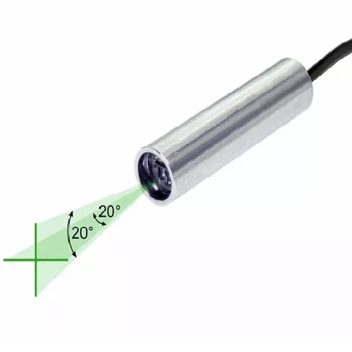 VLM-520-59 LPO-D20-F10 520 nm Vert êt Crosshair w/ TTL Class 1M 20° 10 cm