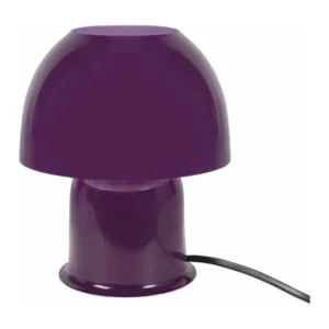 Ampoule phare ELVIRA - Lampe de chevet champignon métal violet