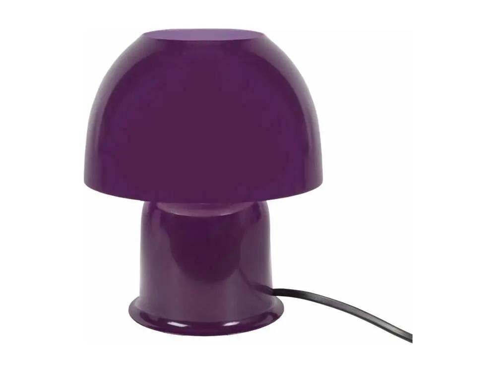 Ampoule phare ELVIRA - Lampe de chevet champignon métal violet