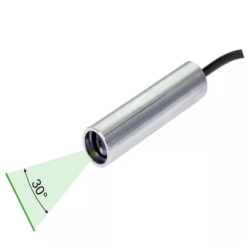 10 cm Focus 30 Deg 520nm Class 1M Vert jade Line Laser Module VLM-520-56 LPO-D30-F10