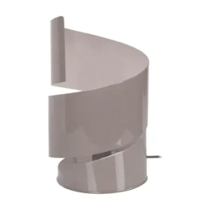 VIRA - Lampe poser géométrique métal taupe avec emballage individuel