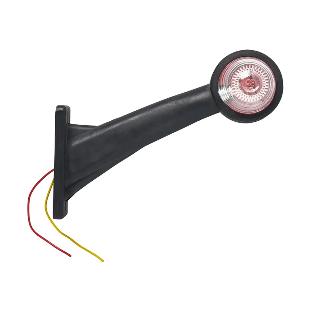 Begrenzungsleuchte rot/weiß 160mm schräg 12V Umrissleuchte - Wohnwagen Anhänger pour motos