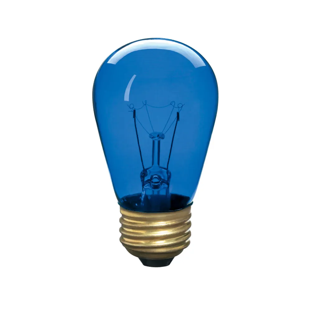 Ampoule S14, bleue en pack de 2