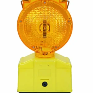 LAMPE DE CHANTIER SOLAIRE TALIAPLAST CLIGNOTANTE AUTOMATIQUE avec lentille polycarbonate
