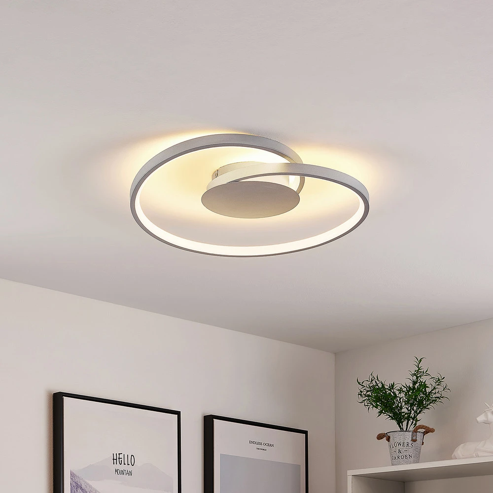 Lucande Enesa plafonnier LED, rond pour Véhicule Routier
