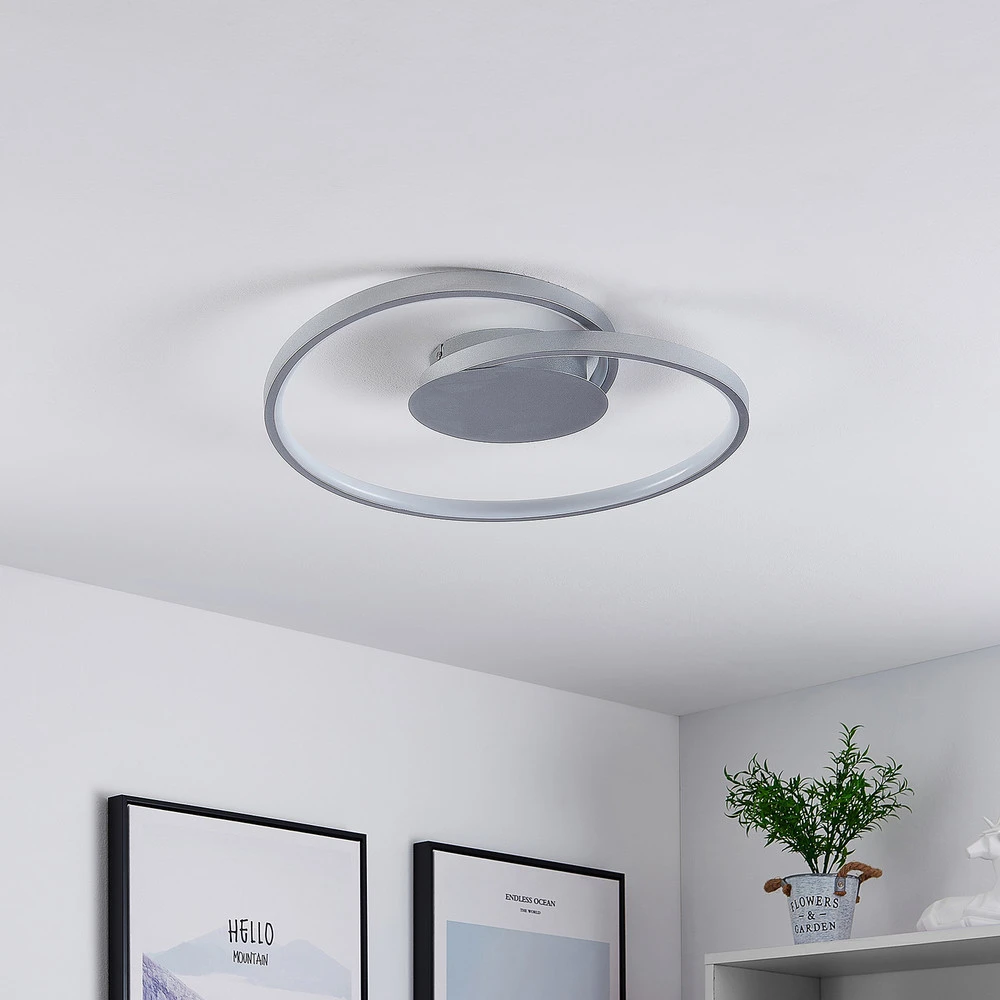 Lucande Enesa plafonnier LED, rond pour Véhicule Routier