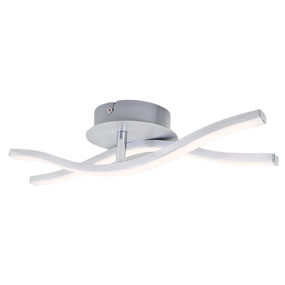 Plafonnier LED Go, ondulé avec lentille polycarbonate