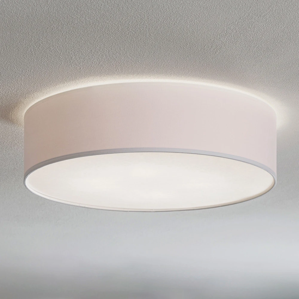 Plafonnier Rondo, blanc, Ø 50 cm - Facile à Installer
