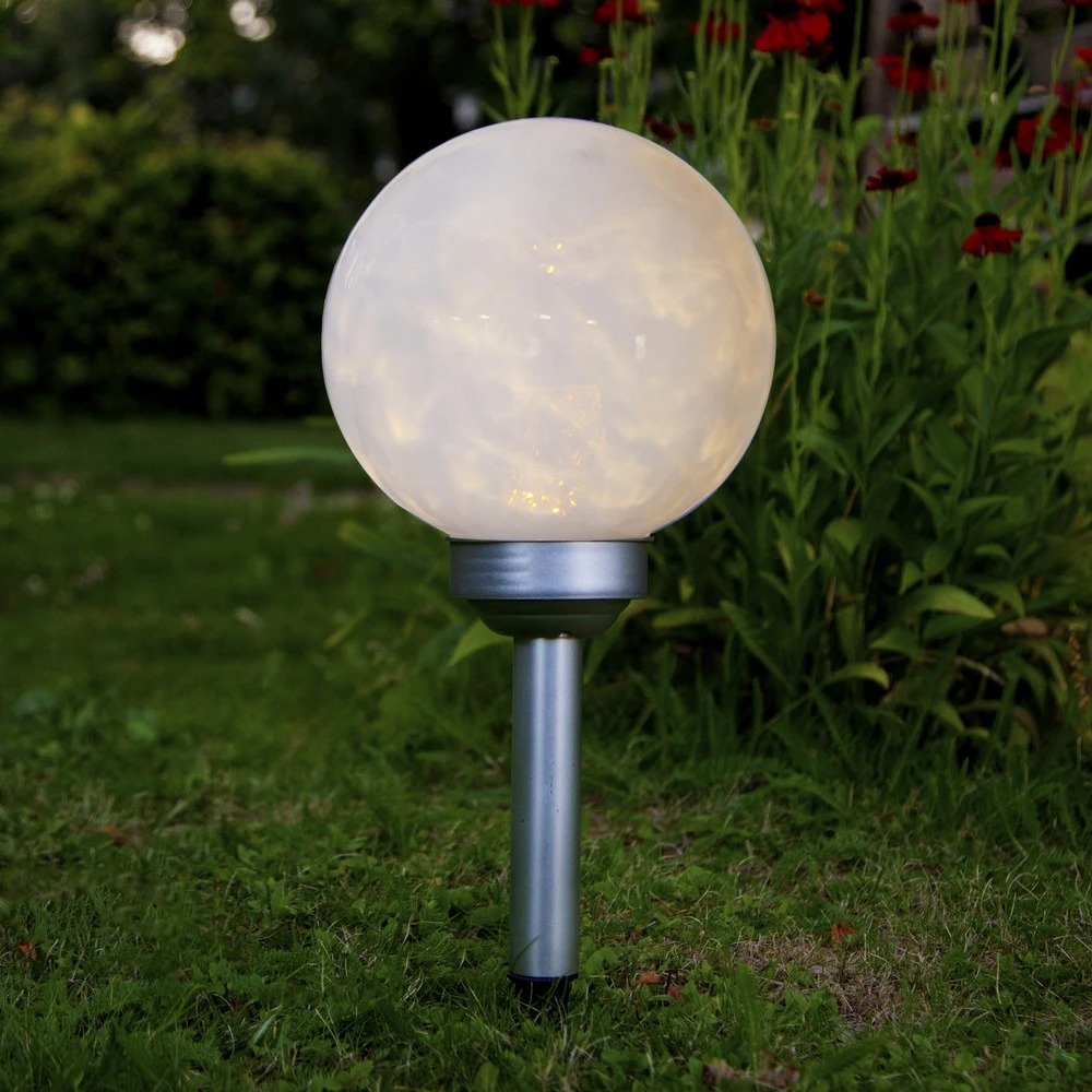 Résistant aux Intempéries Lampe solaire LED Lunay, ampoule rotative