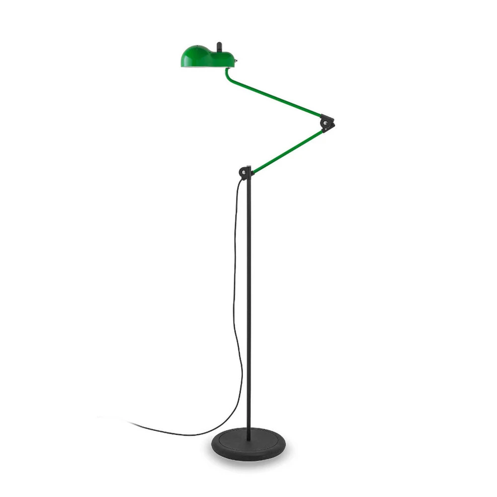 Stilnovo Topo lampadaire LED, vert Certifié E