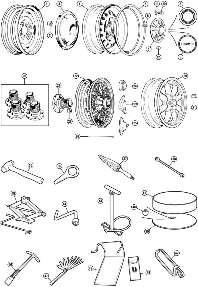 WHEEL NUT, DOME, CHROMÉ Certifié E