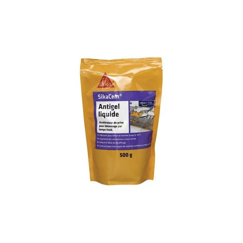 Protecteur caoutchouc SikaCem® Antigel liquide - Carton - SIKA