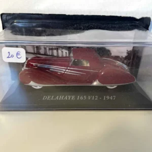 Batterie voiture démarrage froid Delahaye 165 V12 bordeaux de 1947