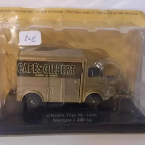 Citroën type H de 1949 fourgon 1200 kg cafés GILBERT en Noir mat