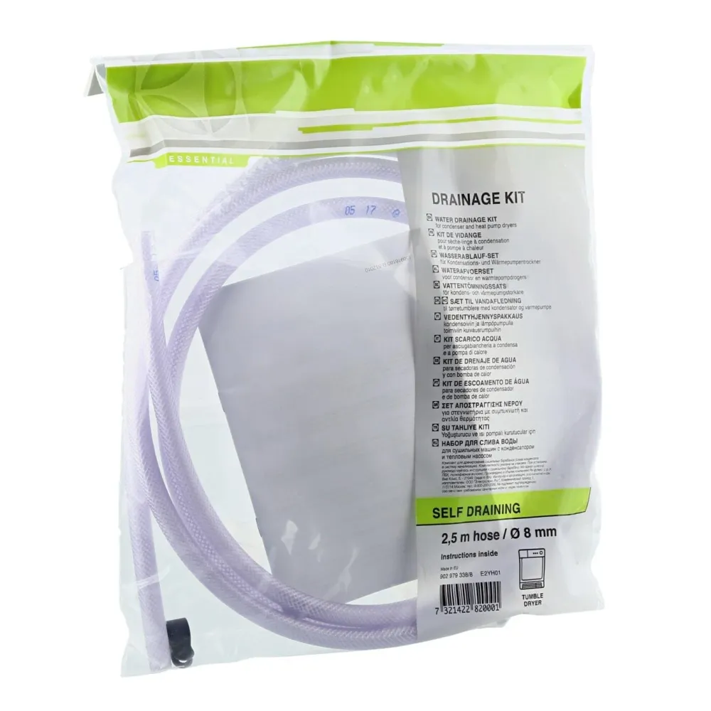 Electrolux Kit Échappement Tube Drainage Condensat Universel Séchoir La Chute
