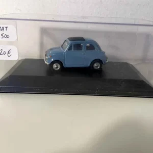 Garanti Fiat 500 bleue