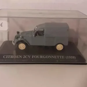 Haute Performance Citroën 2 CV fourgonnette grise de 1958